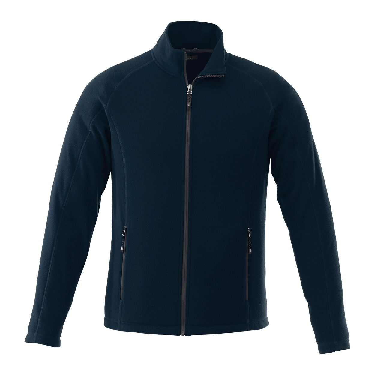 Navy polar jacket on a white background