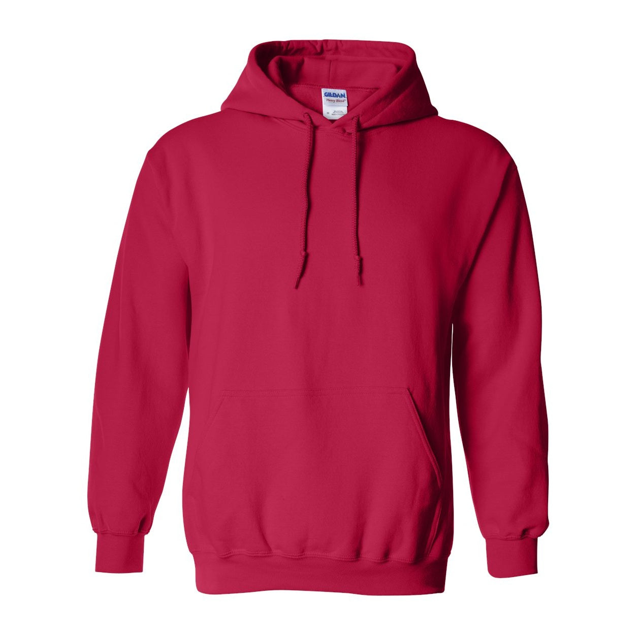 Cherry red sweater on a white background