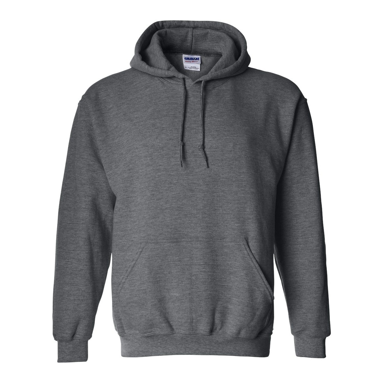 Dark heather sweater on a white background