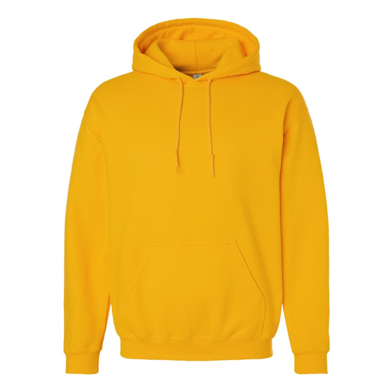 Gold sweater on a white background