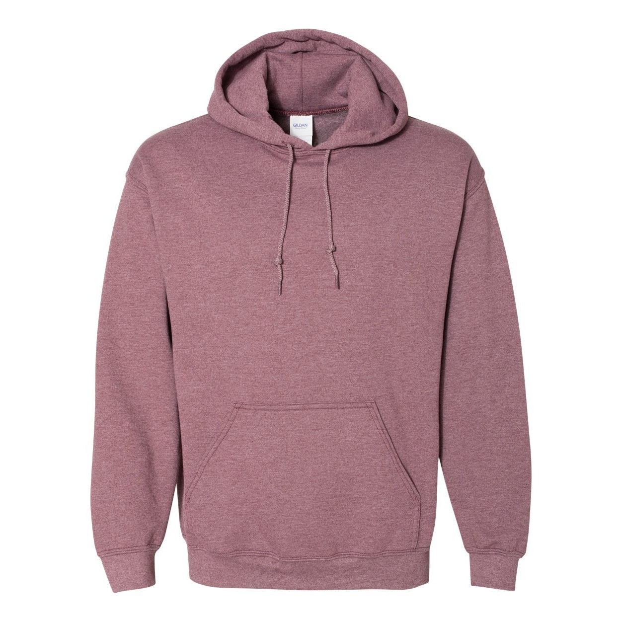 Heather dark maroon sweater on a white background