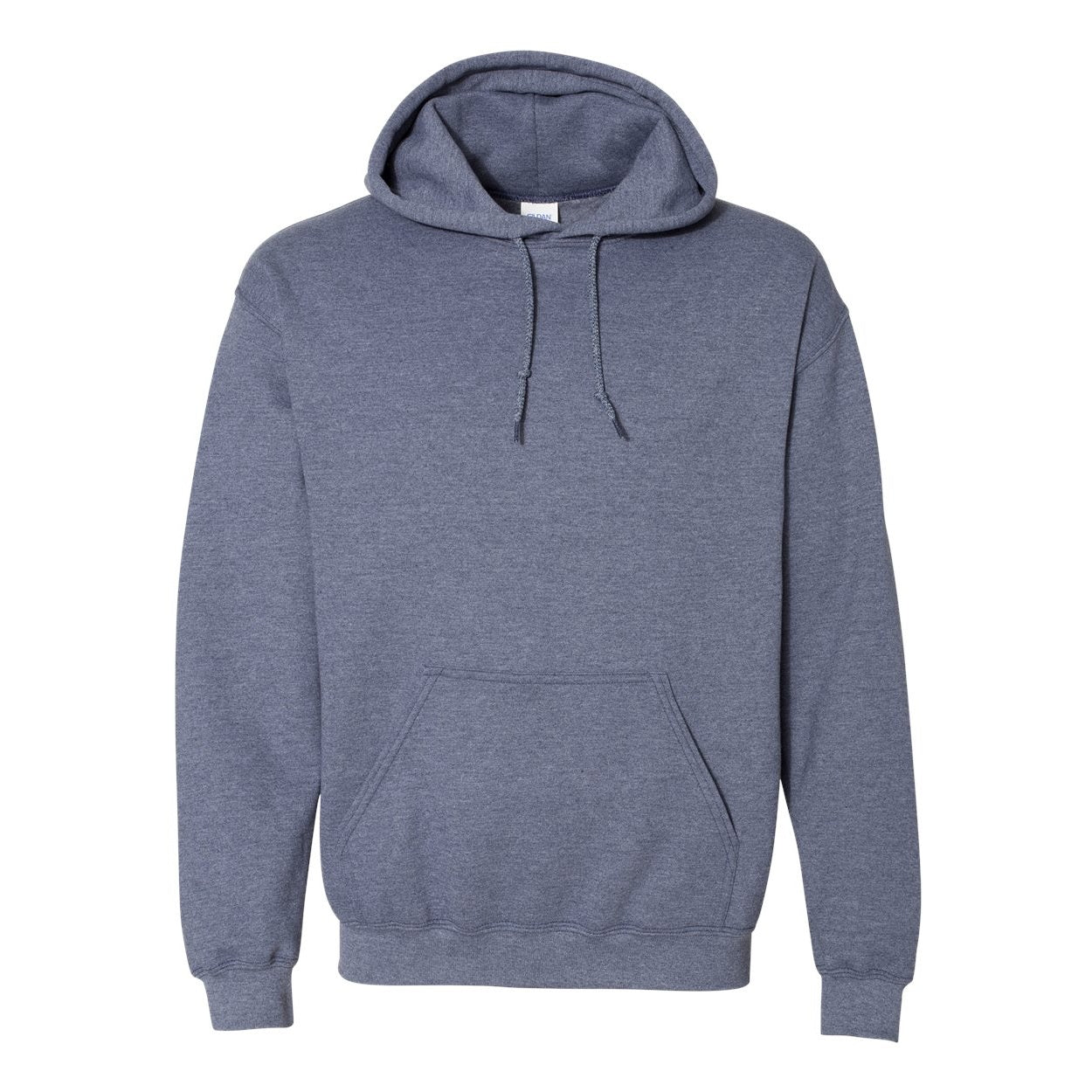 Heather dark navy sweater on a white background