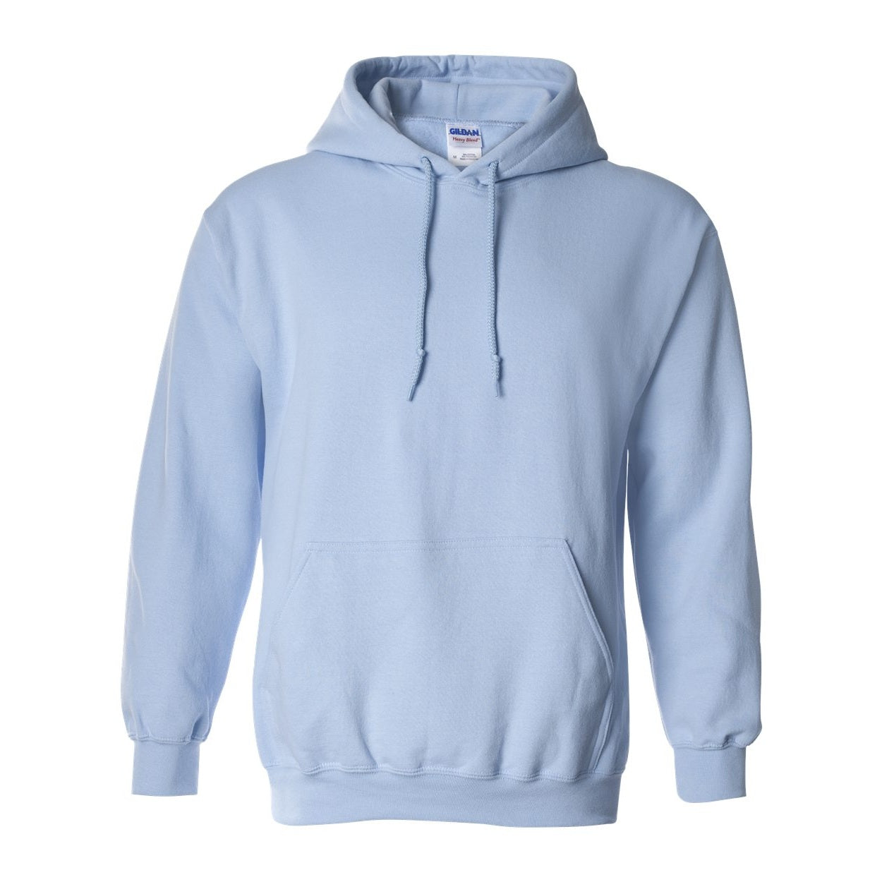 Light blue sweater on a white background