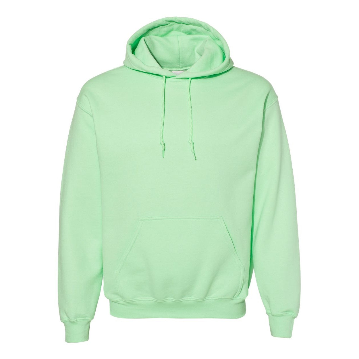 Mint green sweater on a white background