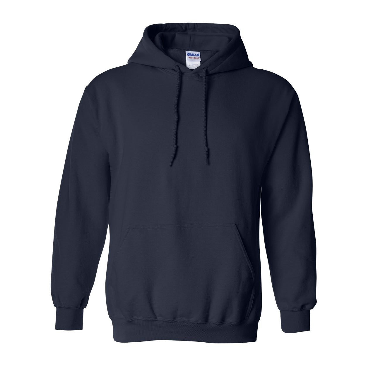 Navy sweater on a white background