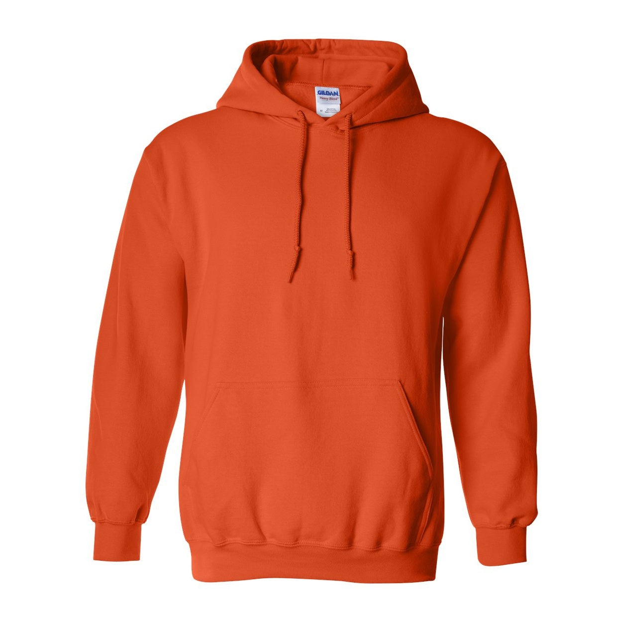 Orange sweater on a white background