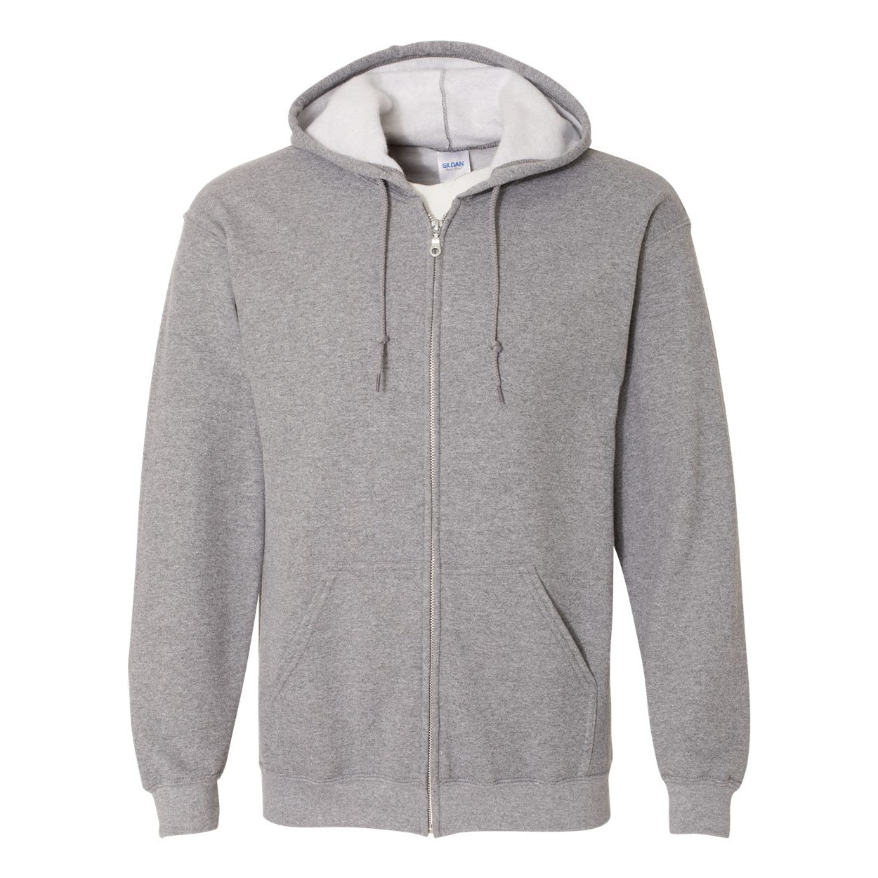 Graphite heather sweater on a white background
