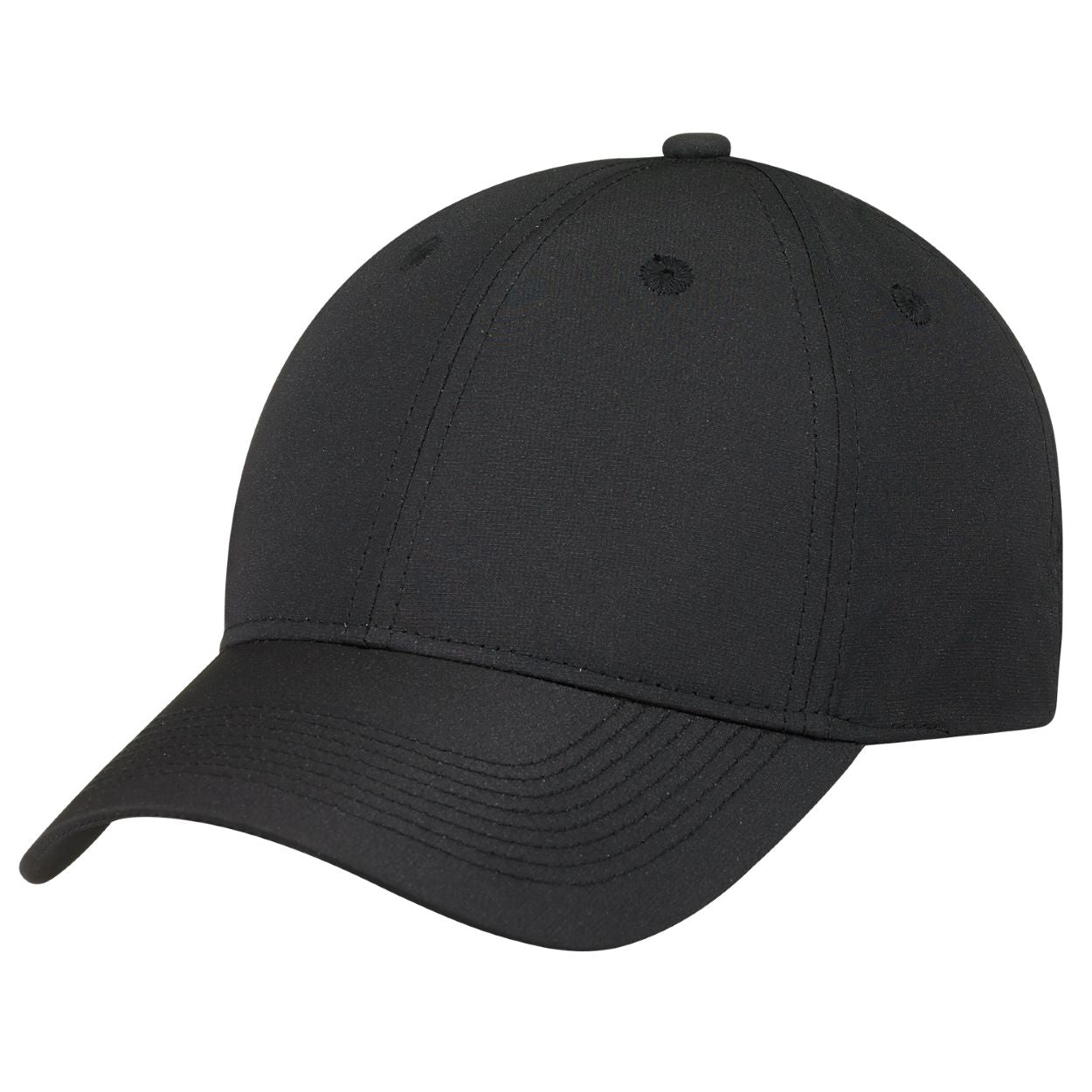 Black cap on a white background
