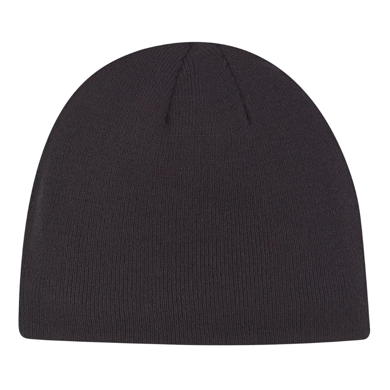 Black tuque on a white background