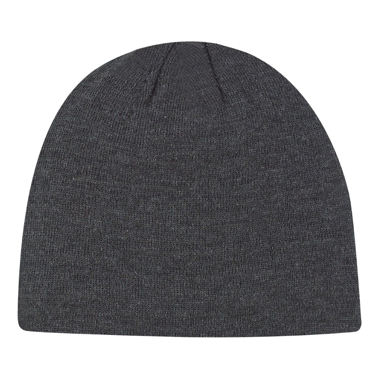 Charcoal tuque on a white background