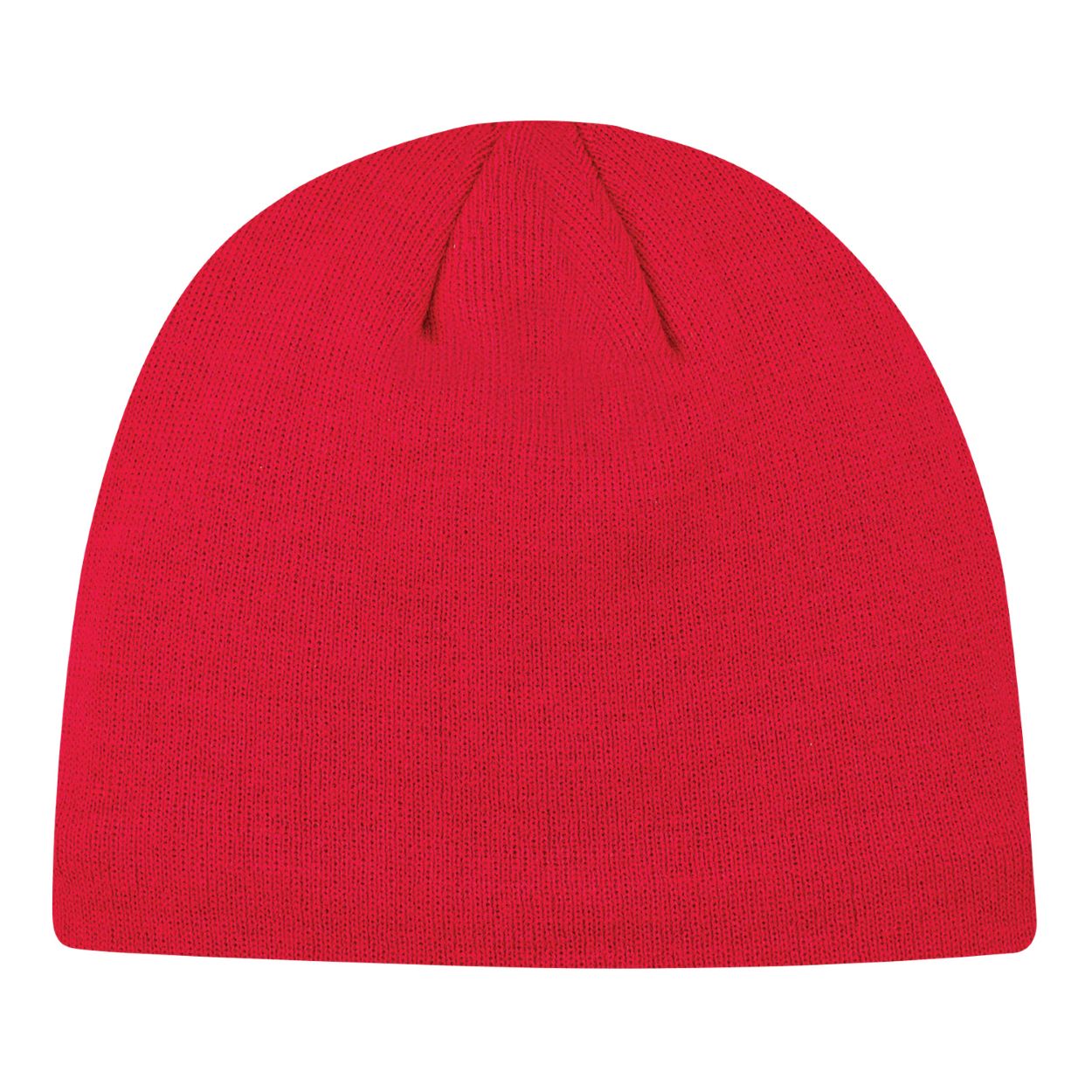 Red tuque on a white background