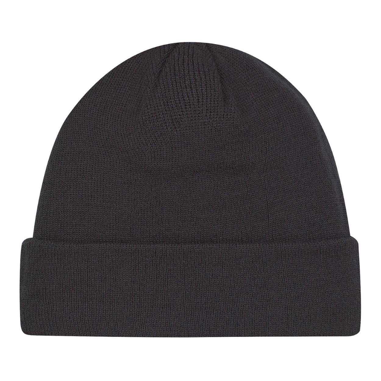 Black tuque on a white background
