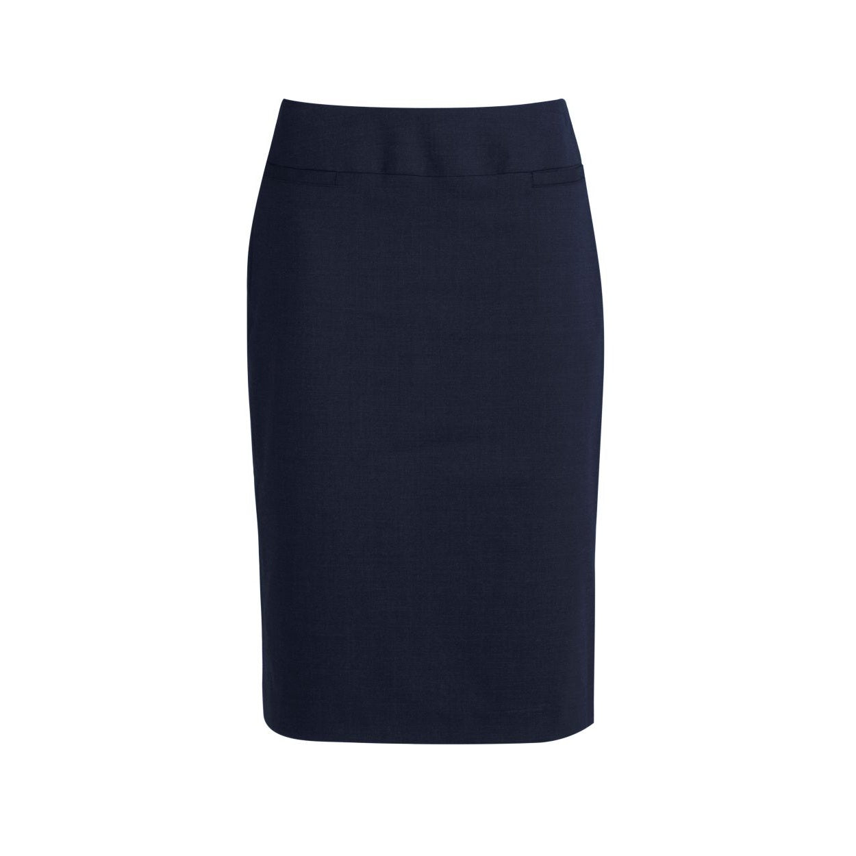 Navy skirt on a white background