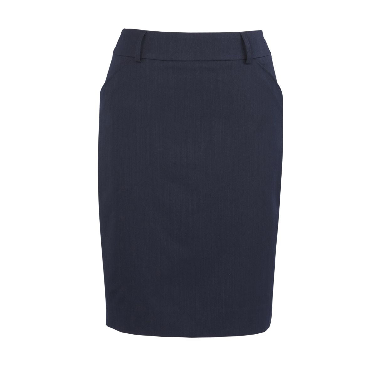 Navy skirt on a white background