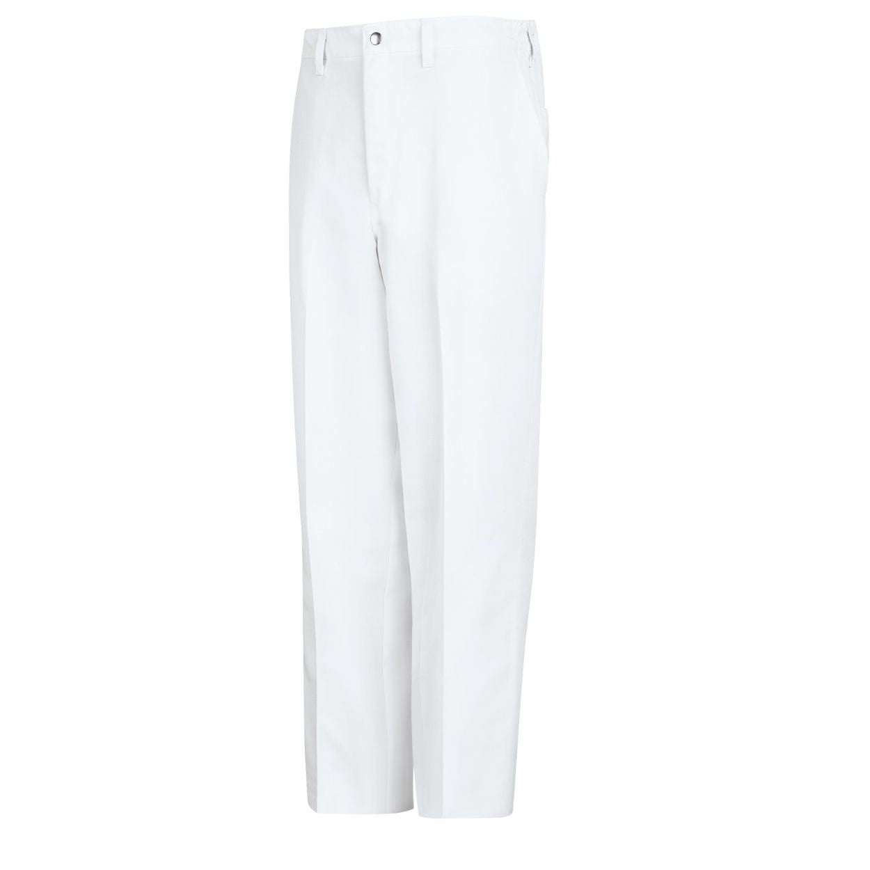 White pants on a white background