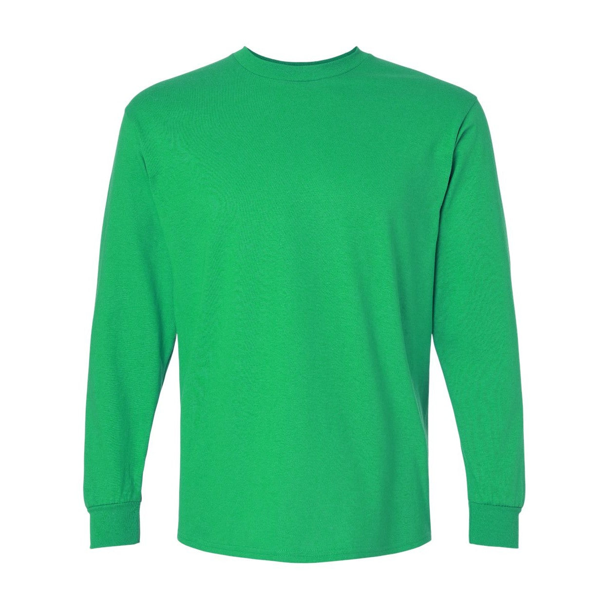 Irish green t-shirt on a white background