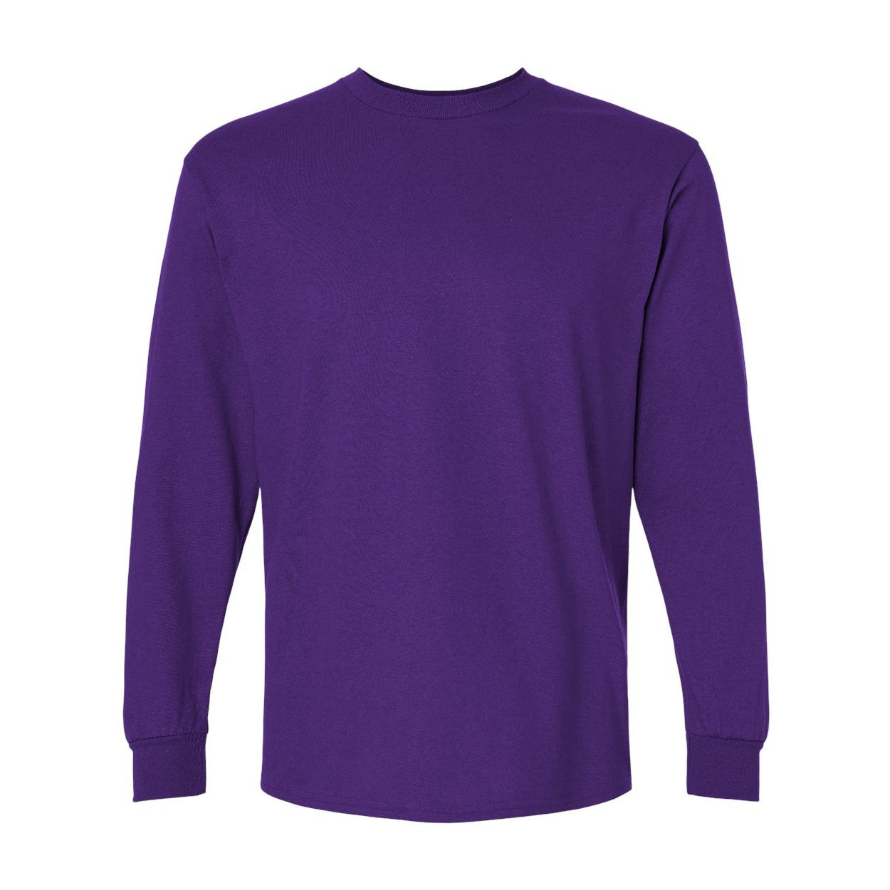Purple t-shirt on a white background