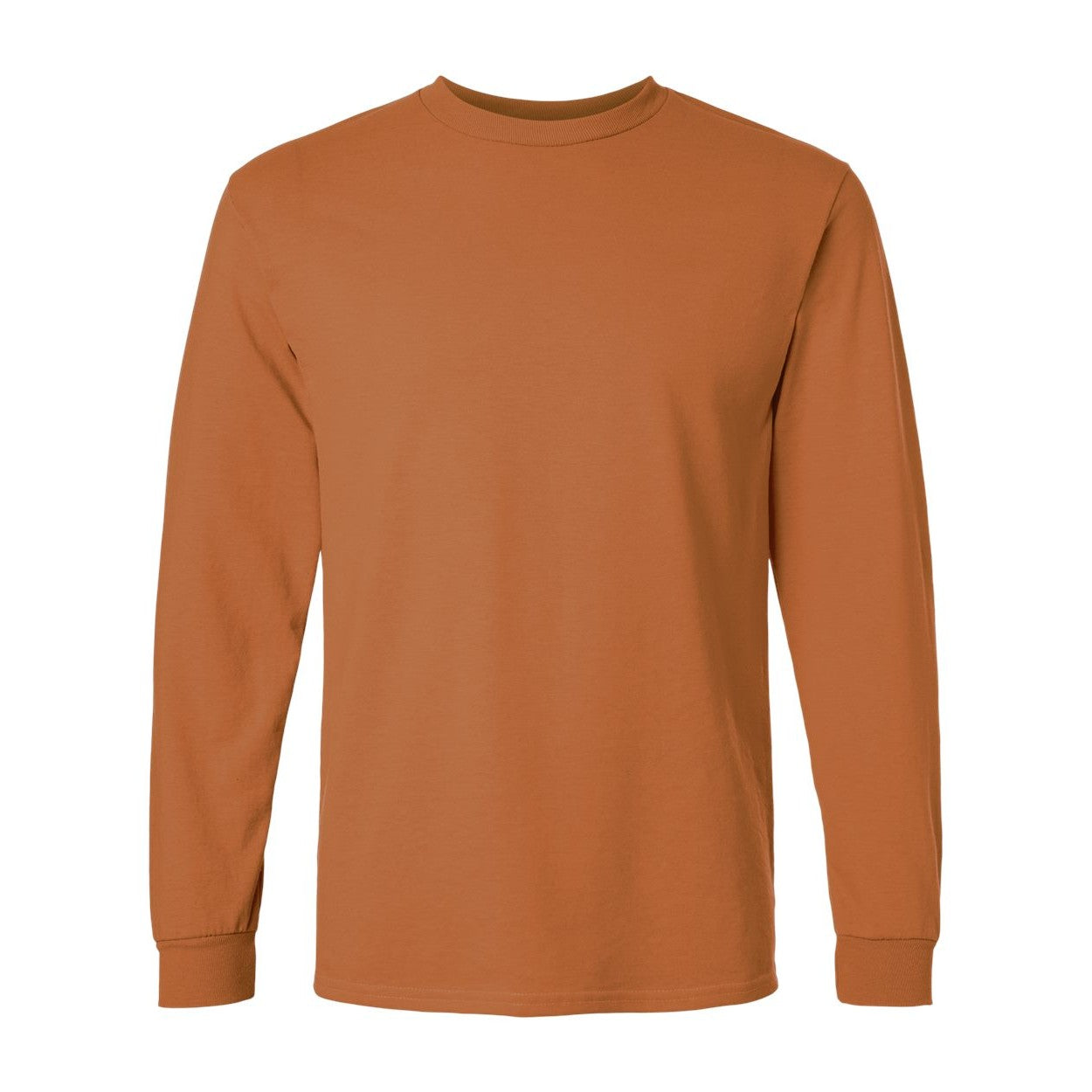 Texas orange t-shirt on a white background