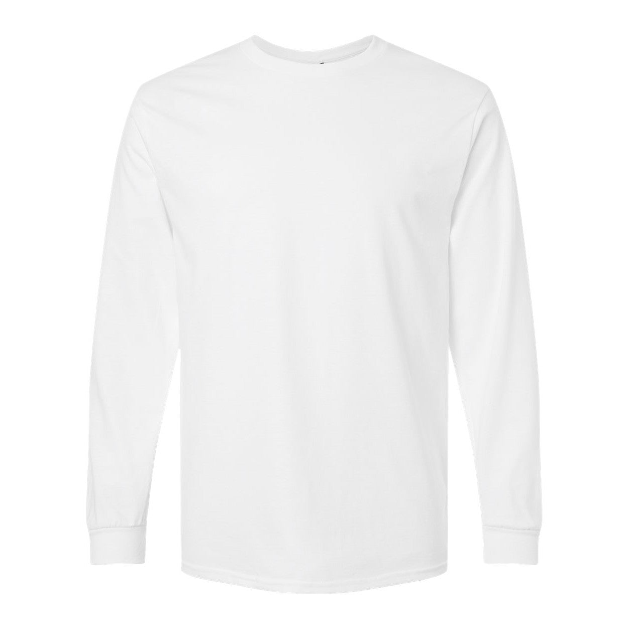White t-shirt on a white background