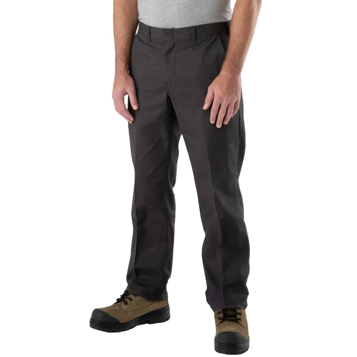 Black pants on a white background