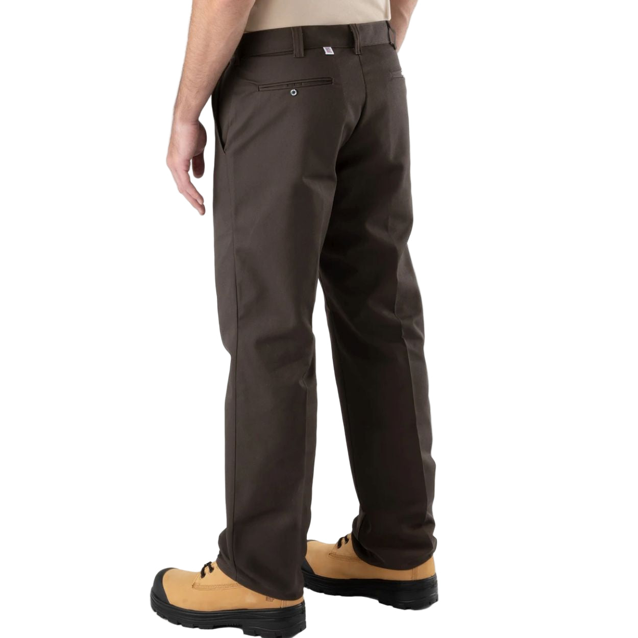 Brown pants on a white background
