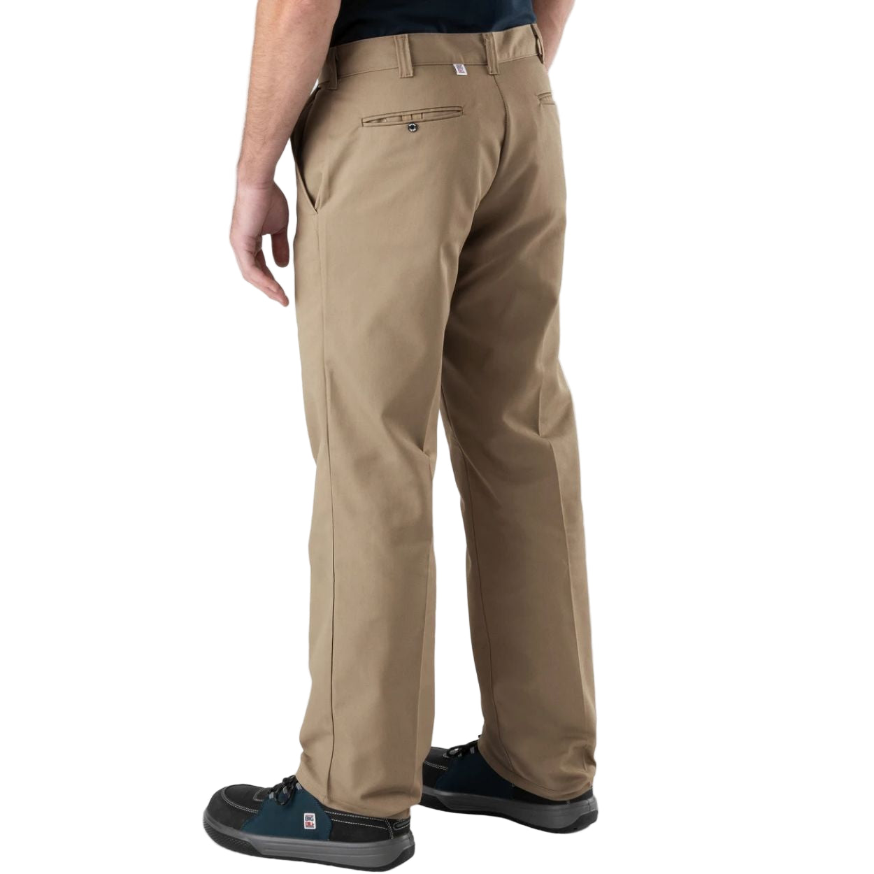 Tan pants on a white background