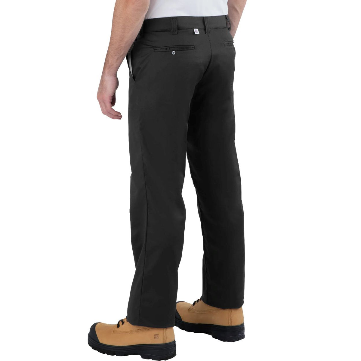 Black pants on a white background