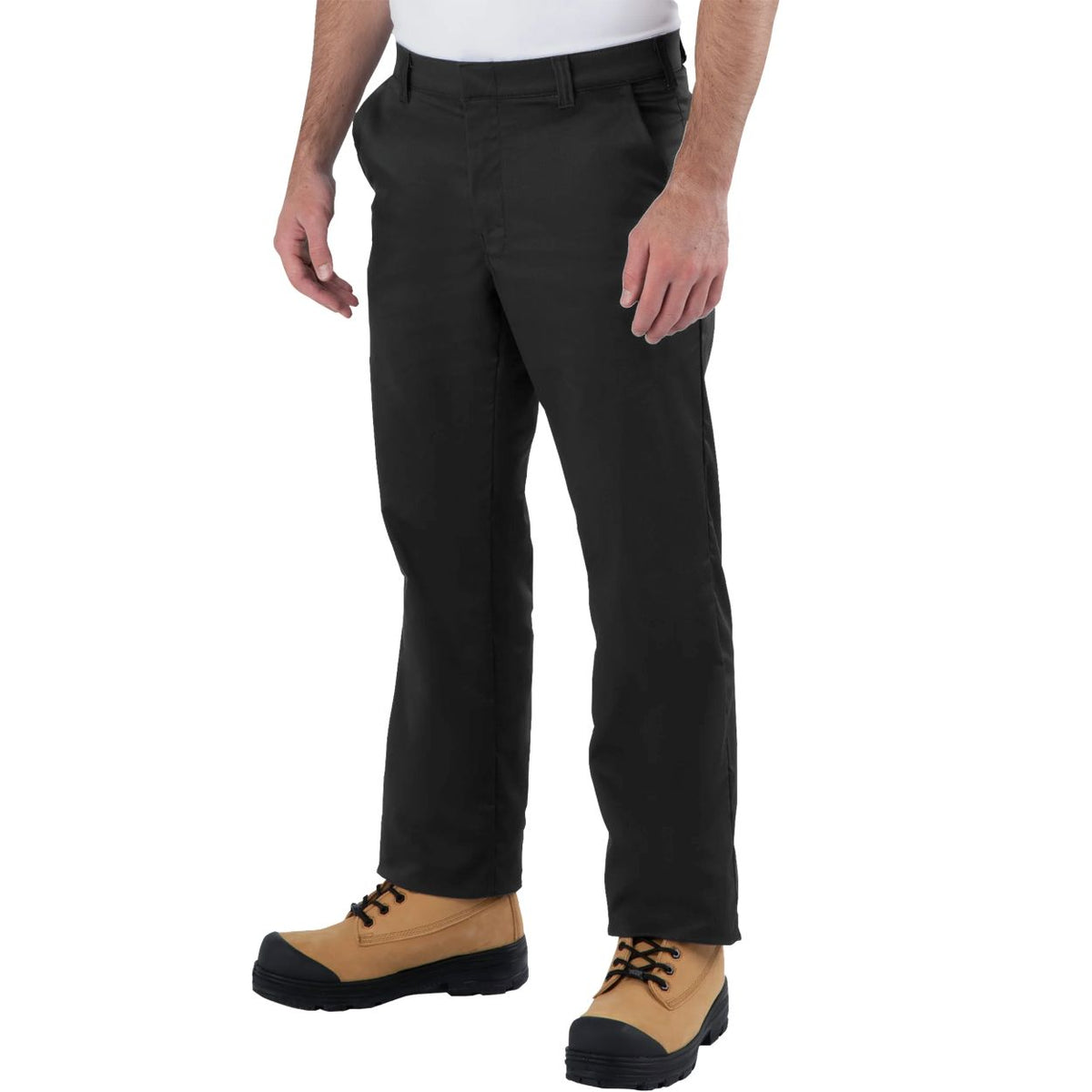 Black pants on a white background