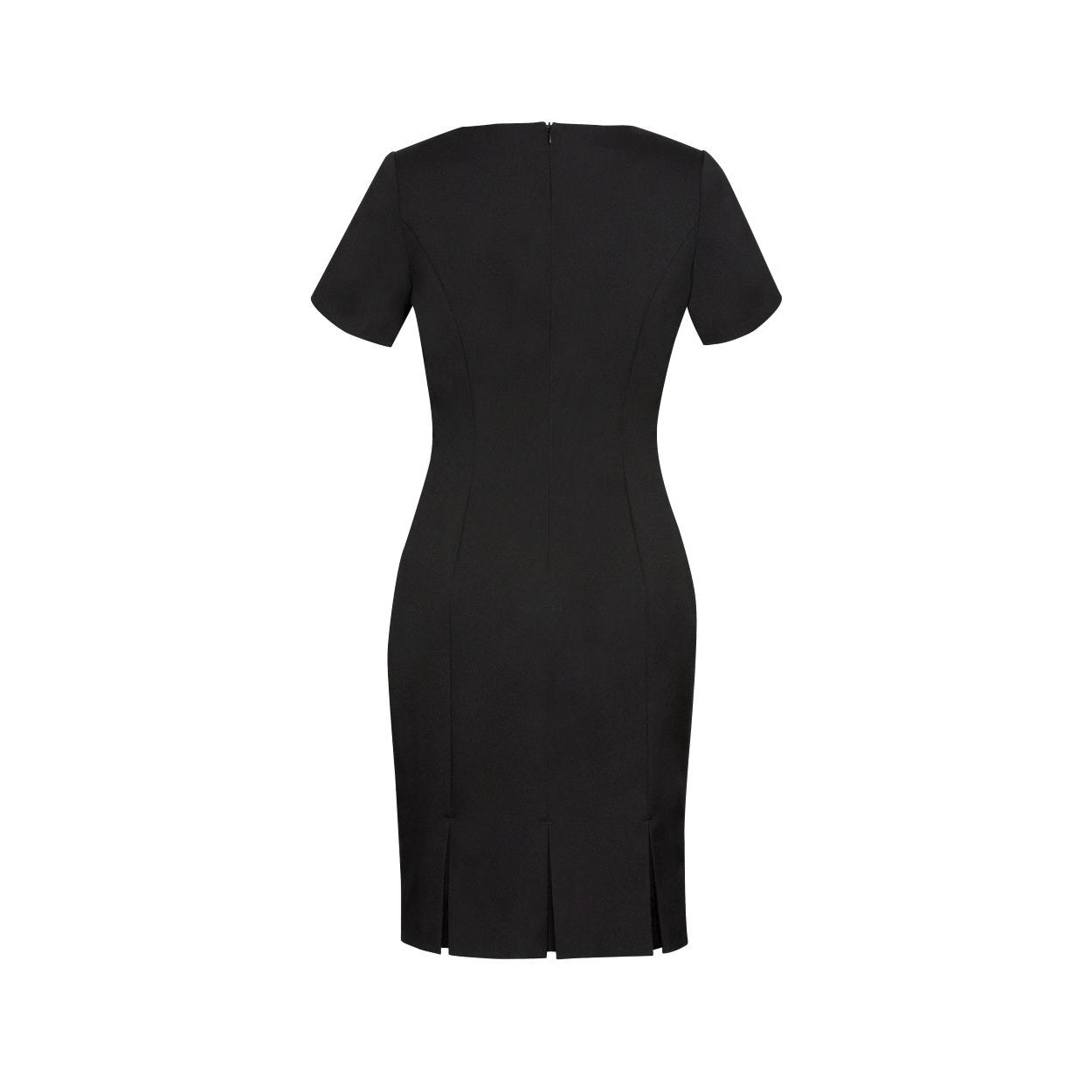 Black dress on a white background