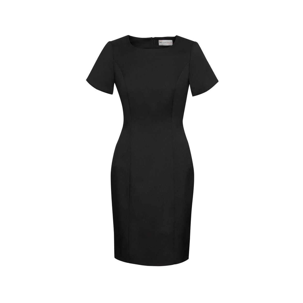 Black dress on a white background