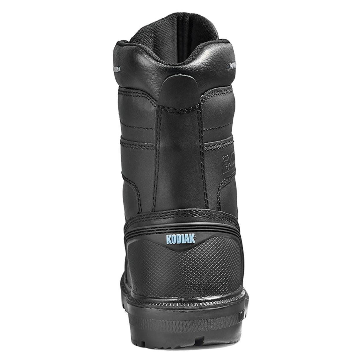 Black boot on a white background