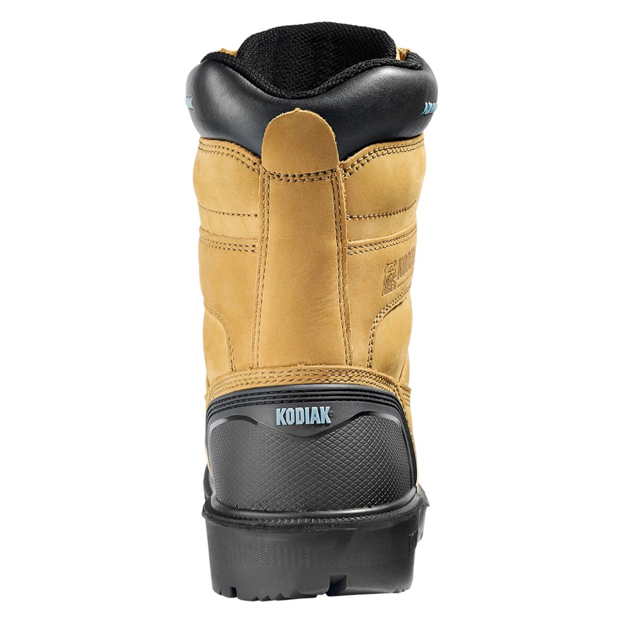 Taupe boot on a white background