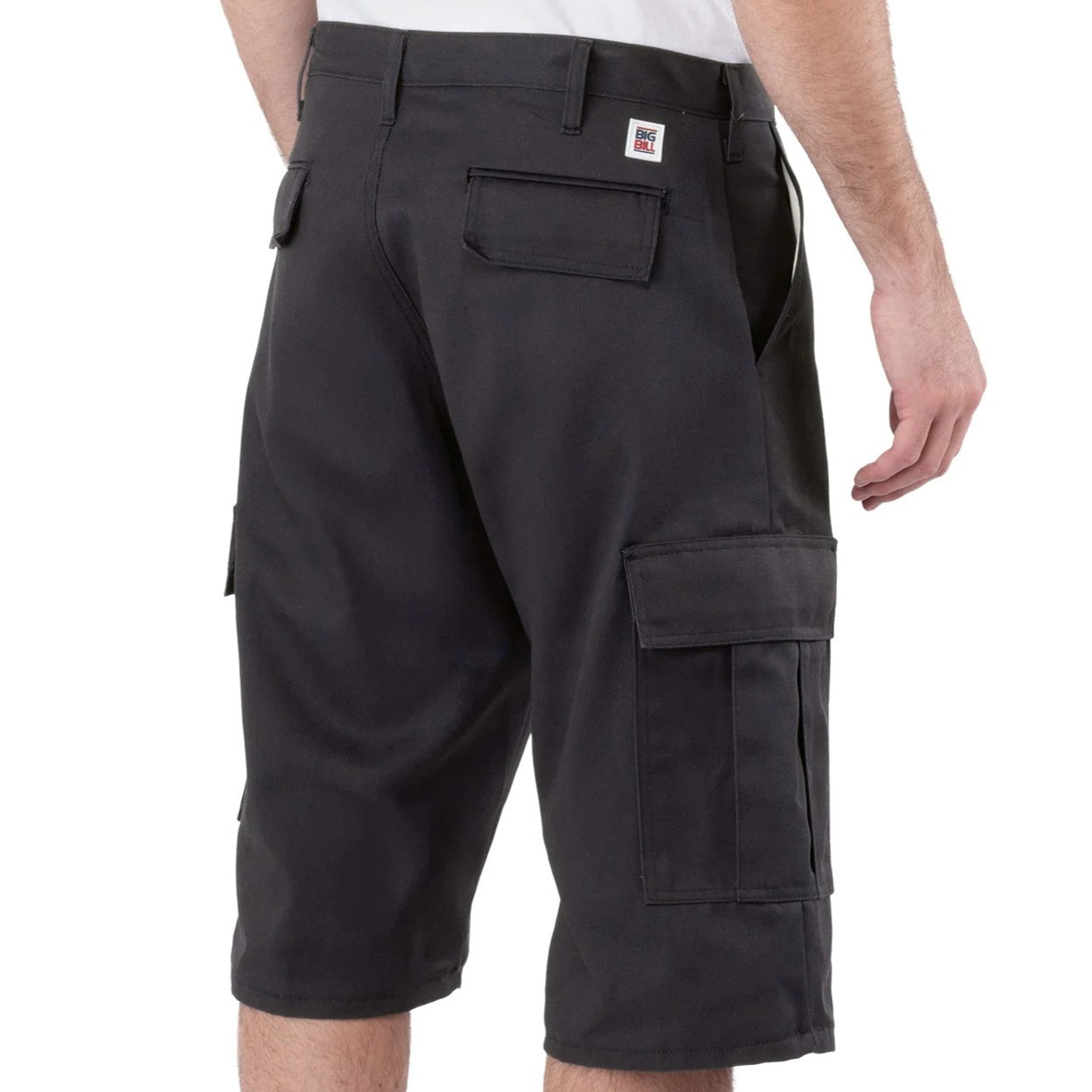Black shorts on a white background