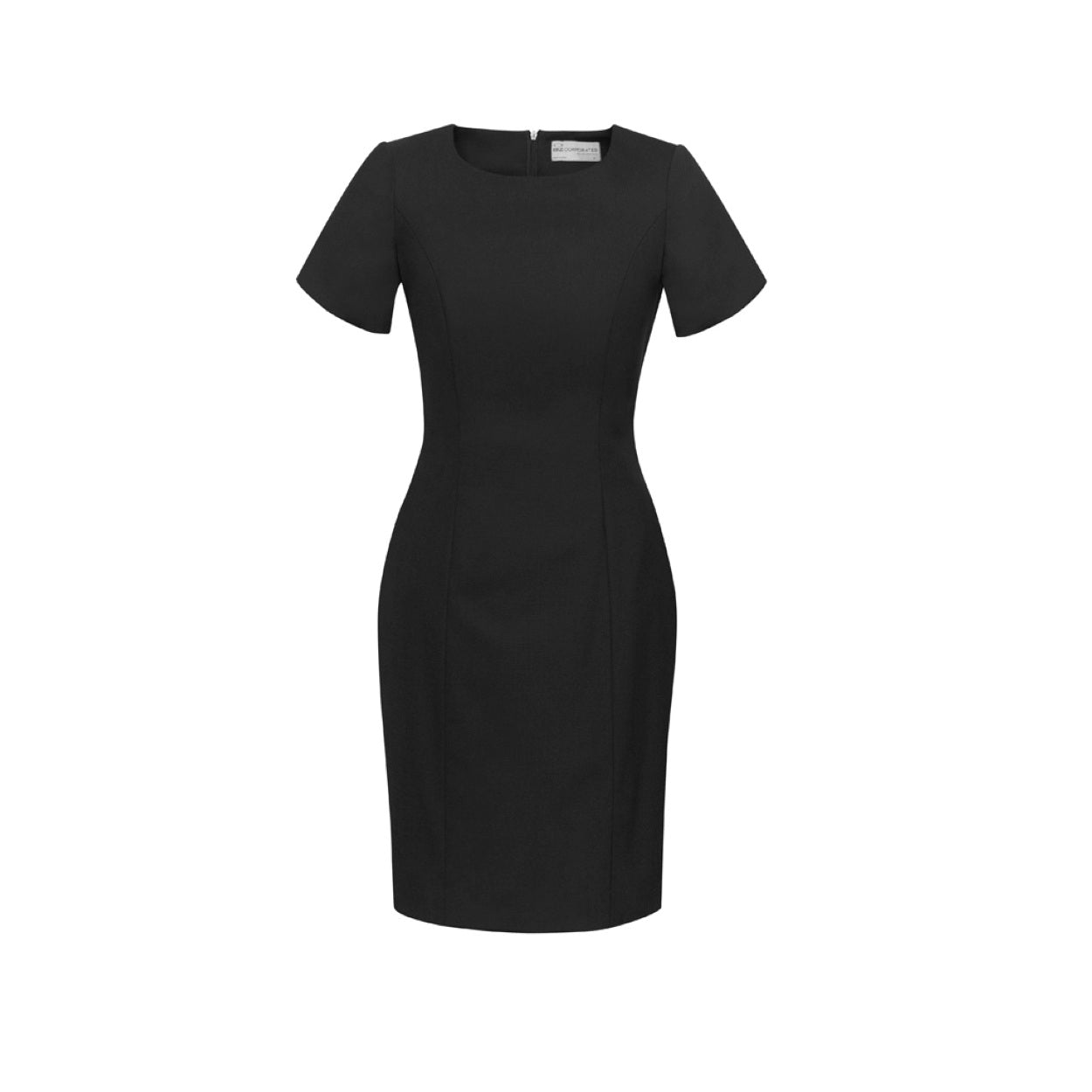Black dress on a white background