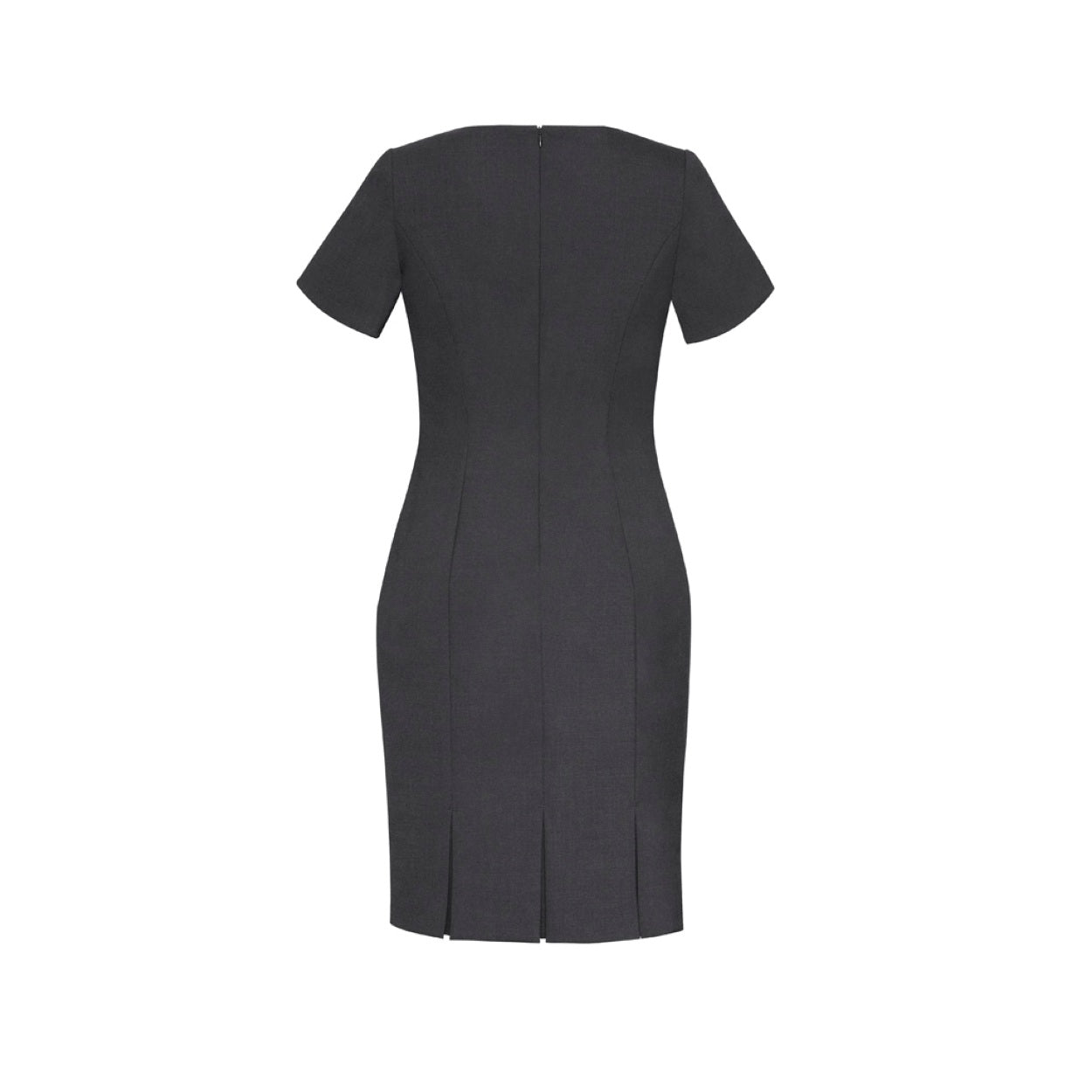 Charcoal dress on a white background