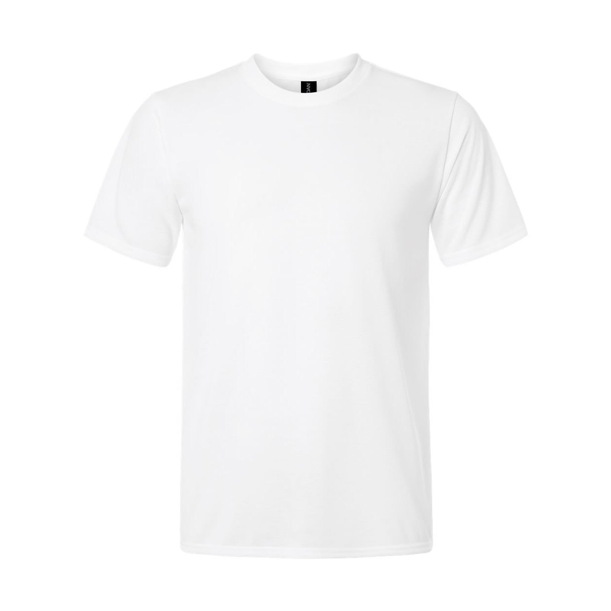 White t-shirt on a white background