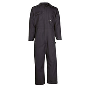 Black coveralls on a white background