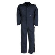 Navy coveralls on a white background