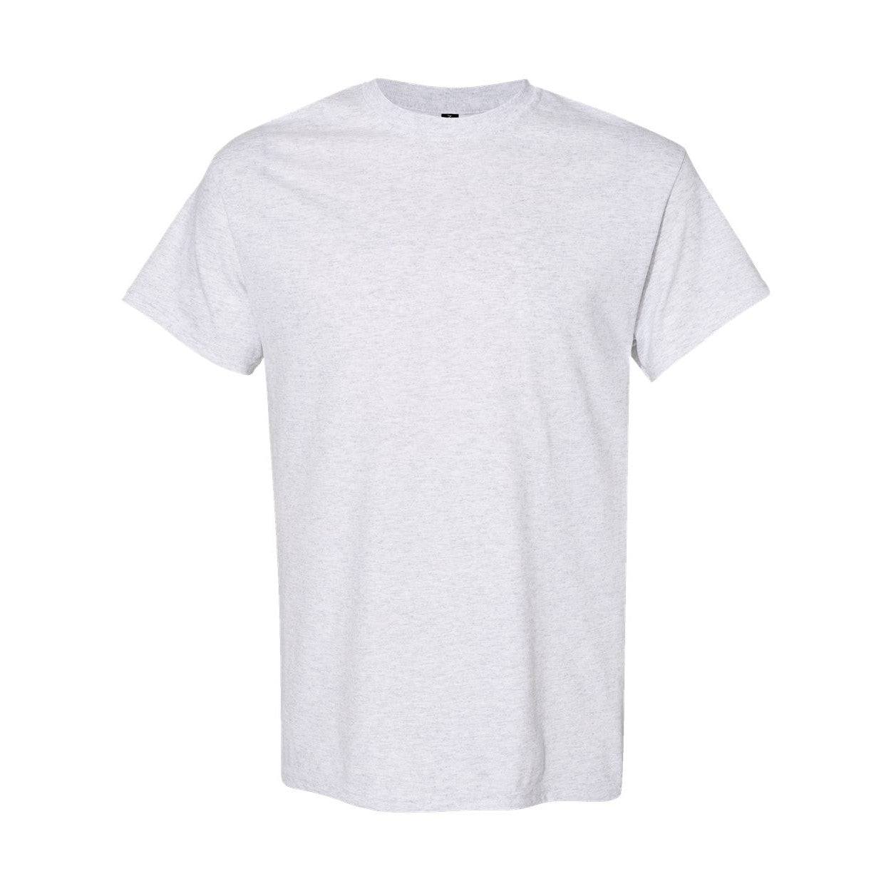 Ash grey t-shirt on a white background