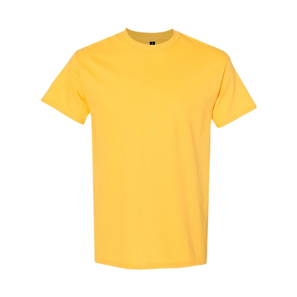 Daisy yellow t-shirt on a white background