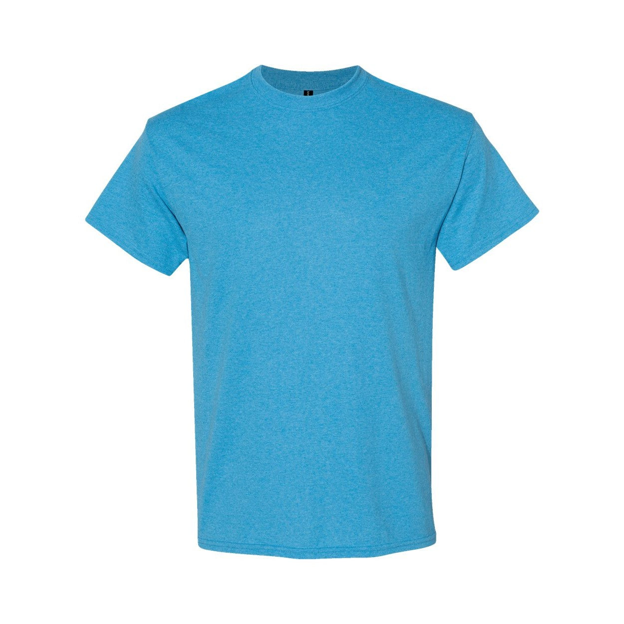Heather sapphire t-shirt on a white background