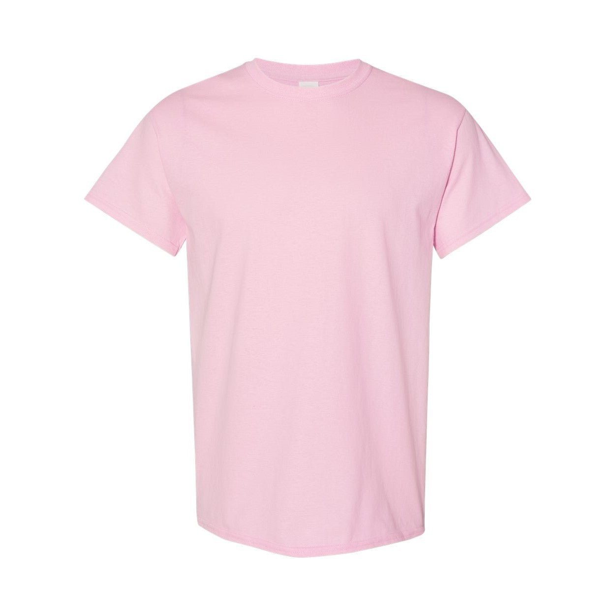 Light pink t-shirt on a white background
