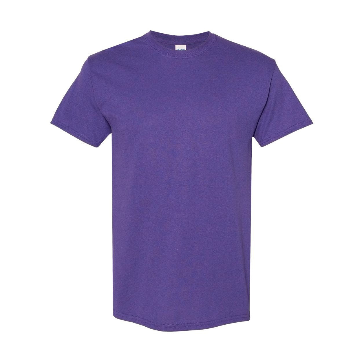 Lilac purple t-shirt on a white background