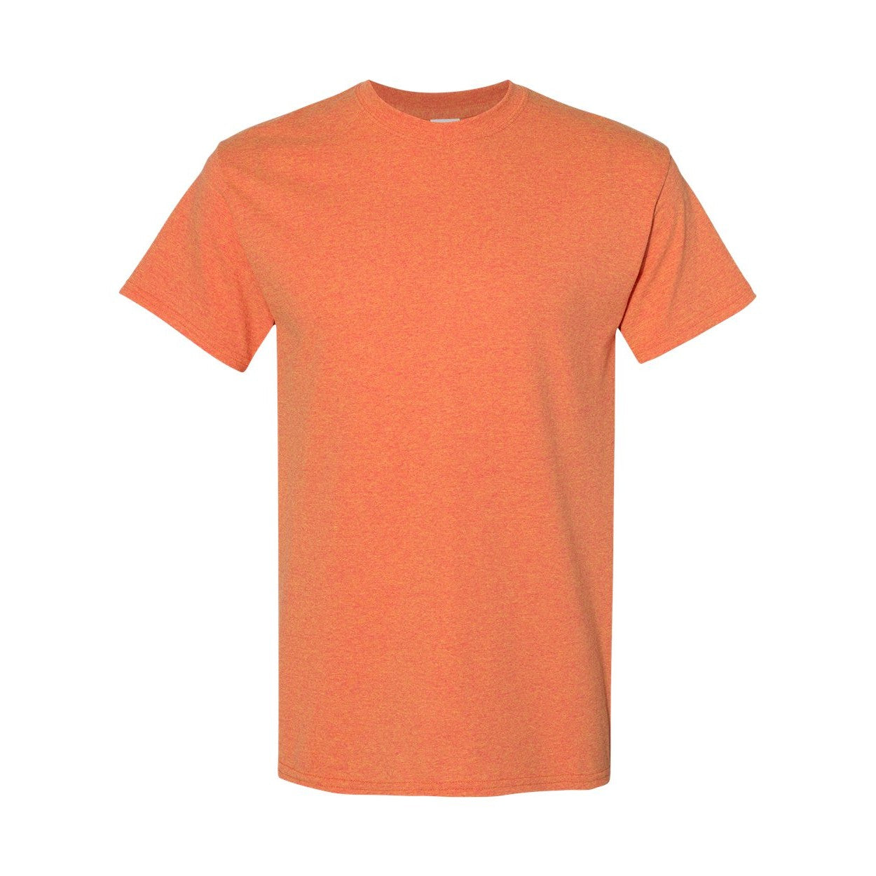 Sunset orange t-shirt on a white background