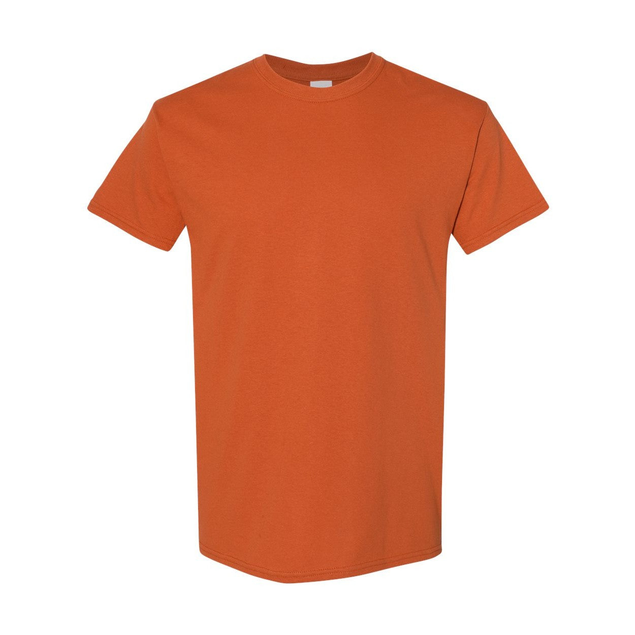 Texas orange t-shirt on a white background