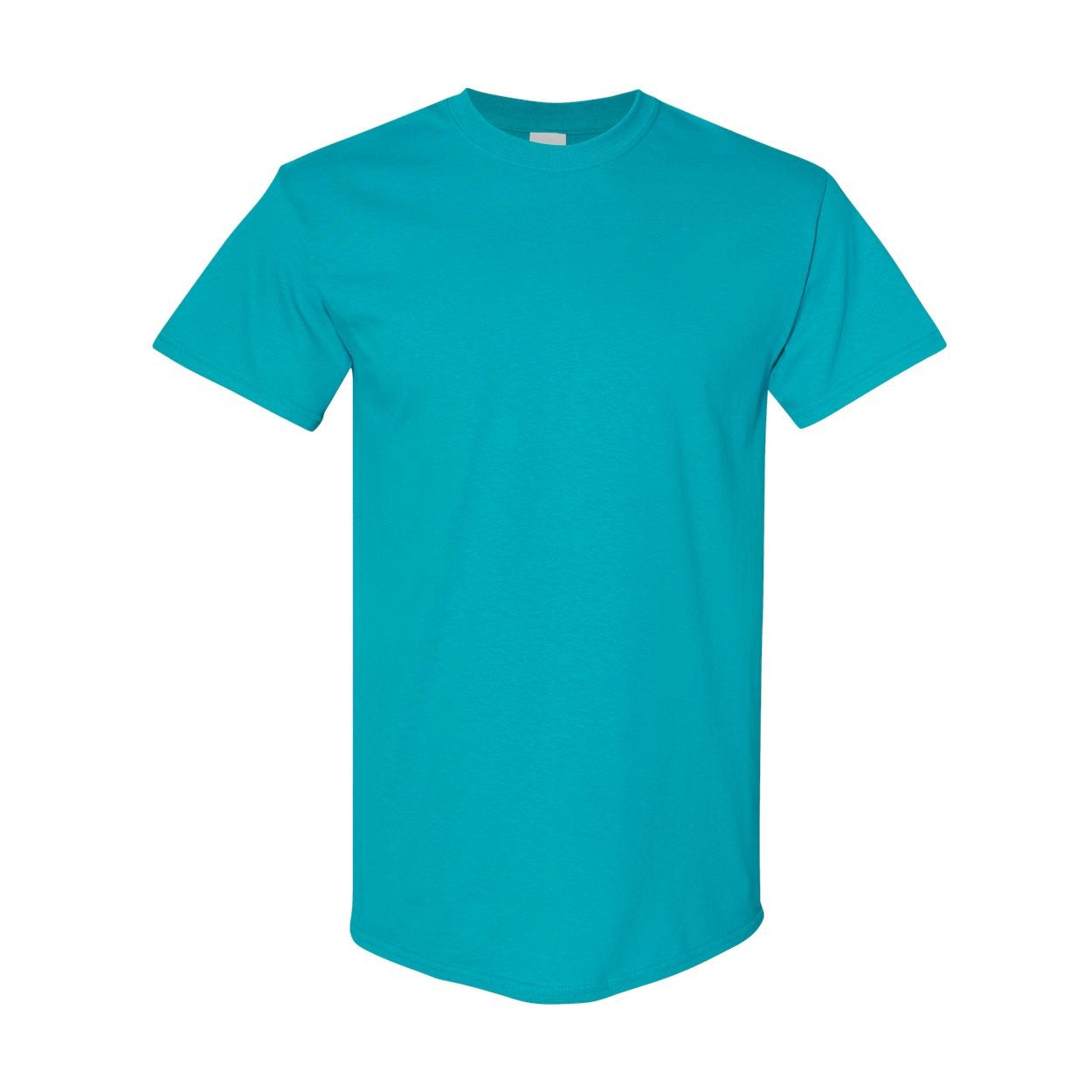 Tropical blue t-shirt on a white background