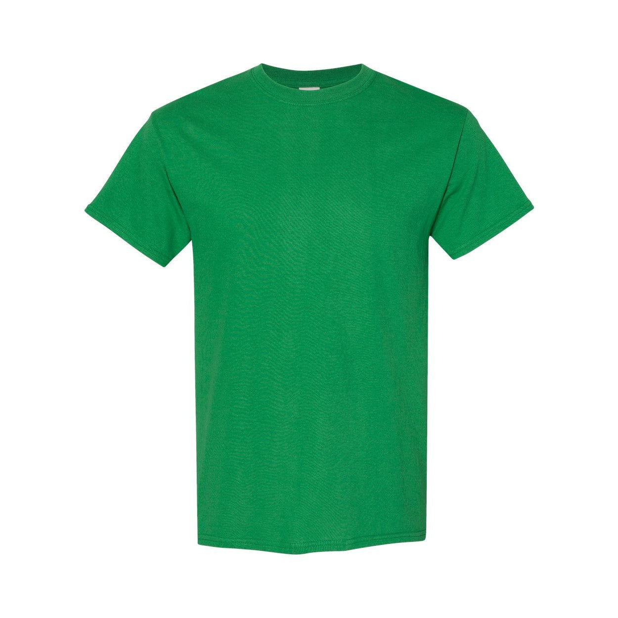 Turf green t-shirt on a white background