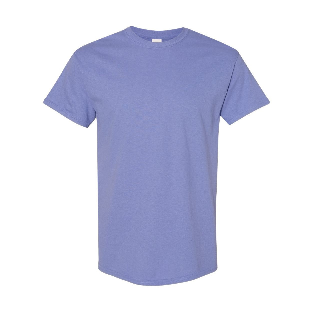 Violet purple t-shirt on a white background