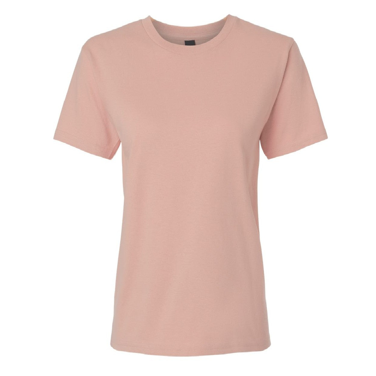 Dusty rose pink t-shirt on a white background