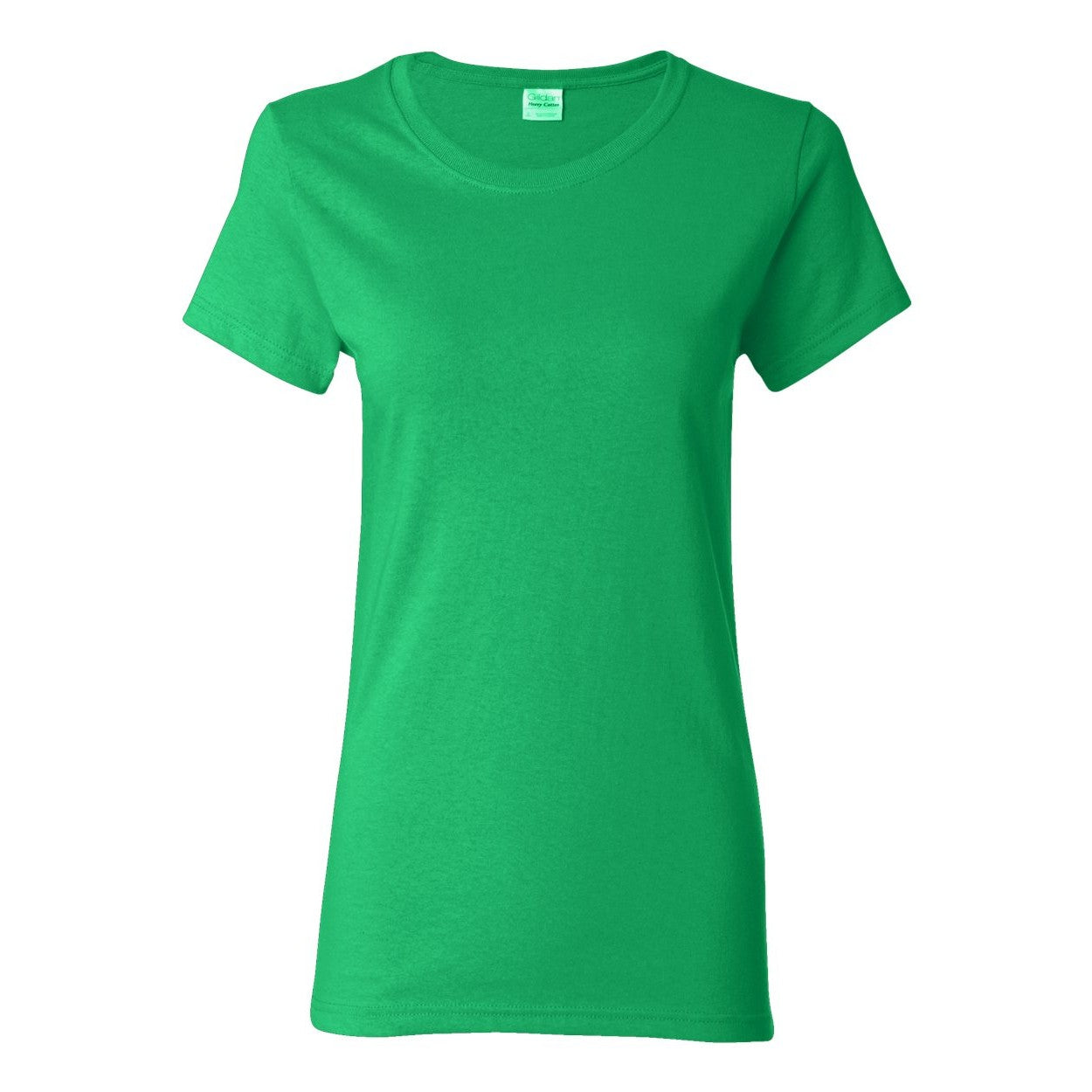 Irish green t-shirt on a white background